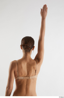 Cynthia  1 arm back view flexing lingerie underwear 0005.jpg